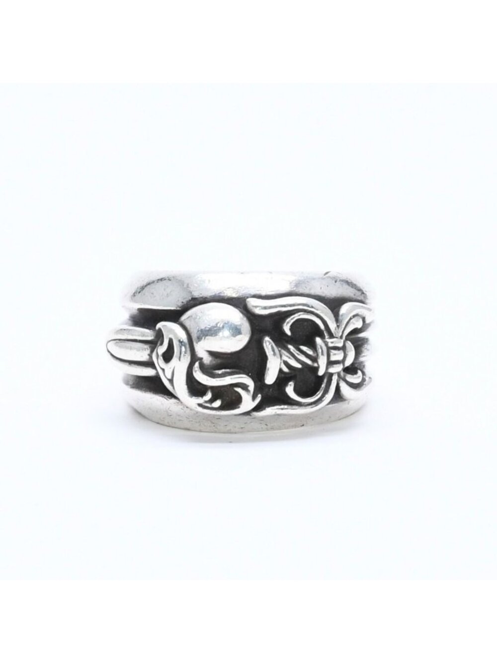Chrome Hearts Dagger Heart Ring Weight 925 Sterling Silver